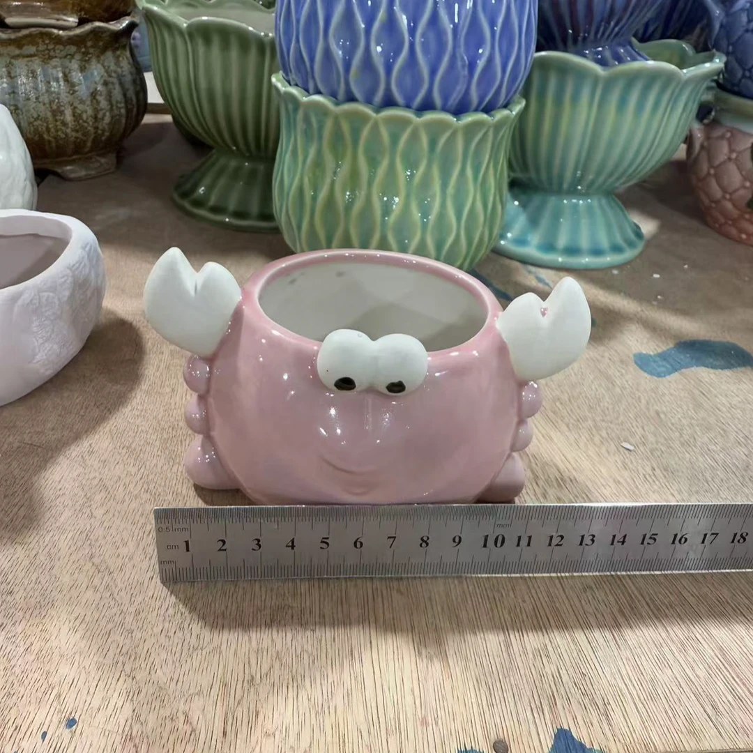 多肉花盆肉肉植物花盆小清新陶瓷花盆客厅阳台家居高颜值创意摆件