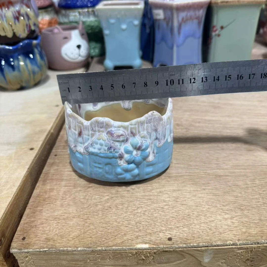 口9高7多肉花盆肉肉植物花盆小清新陶瓷花盆客厅阳台家居高颜值