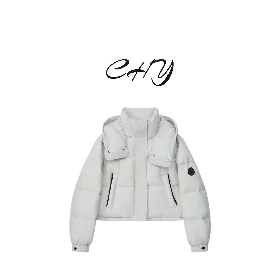 {CHY 服饰}24短款宽松连帽保暖羽绒服