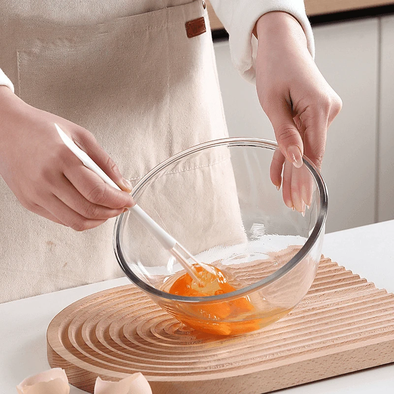 荞芬家居创意双头可用料理酱料抹刀液体搅拌器挑馅勺透明可爱好用