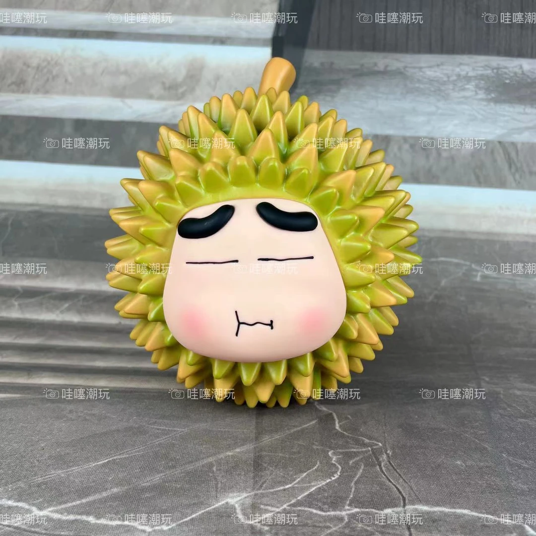 蜡笔cos小新系列 榴莲小新 贪吃榴莲小新 红PP 手办摆件玩