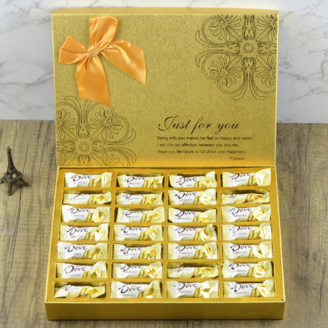 Dove/德芙6g奶香白巧克力礼盒装生日礼物送女生女友情侣老婆闺蜜