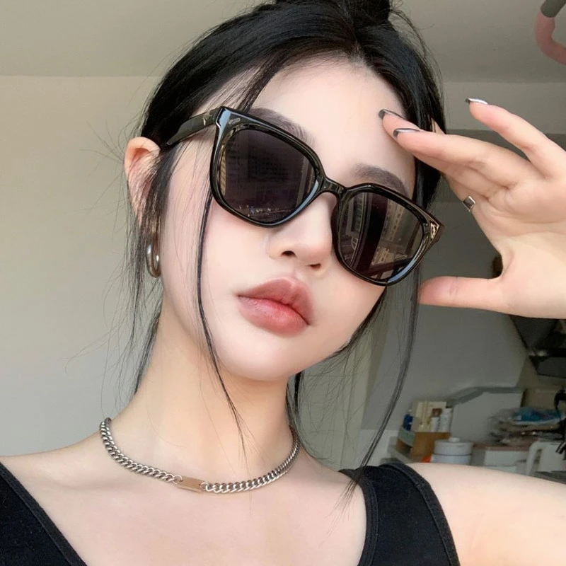 宝港眼镜潮流男女同款墨镜大牌正品时尚防紫外线黑框大框眼镜86