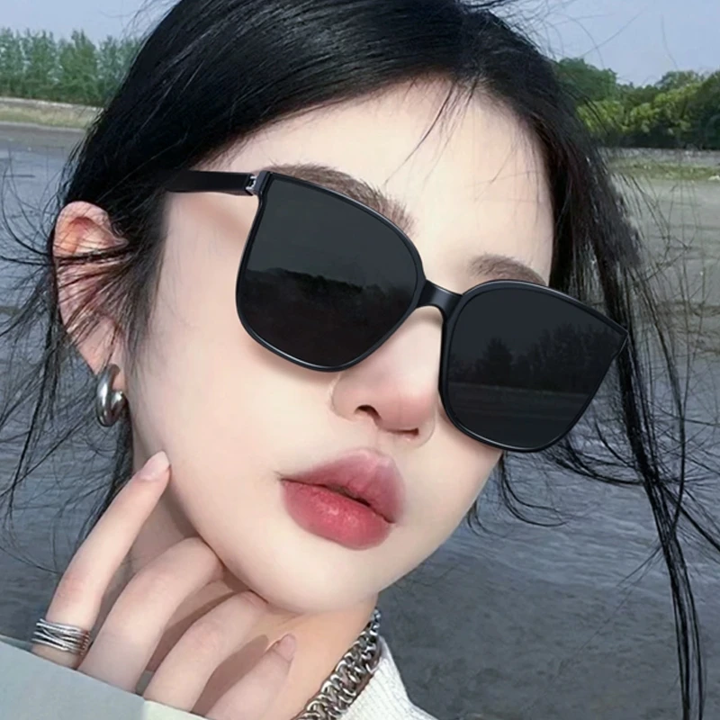 宝港眼镜墨镜男款女款网红时尚折叠太阳眼镜女防紫外线潮流脸小79