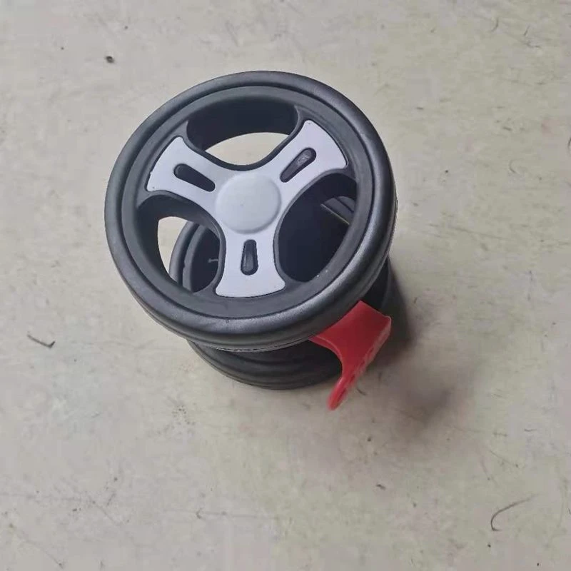 配件竹藤推车轮子万向轮刹车轮前轮后轮