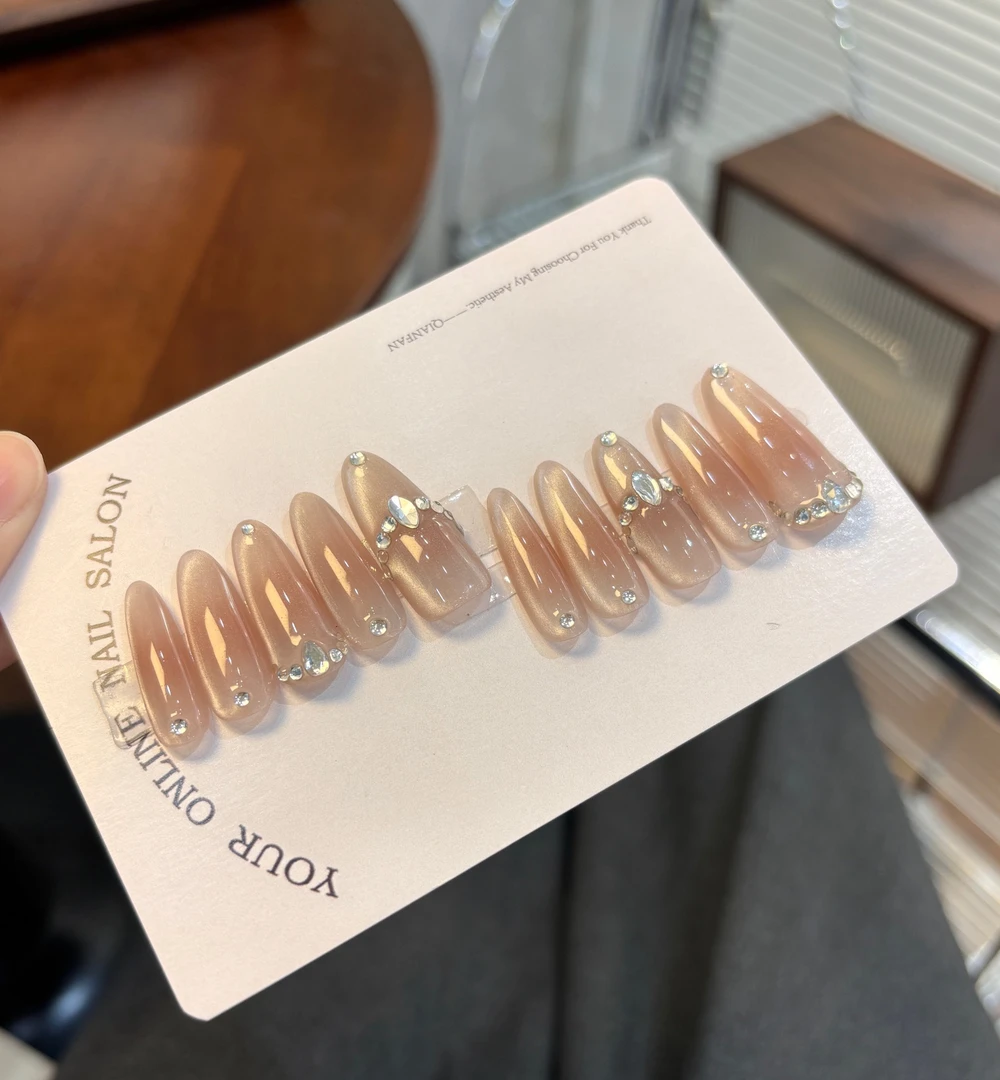 【温柔杀】披萨家•高定系列高品质纯手工美甲片可重复佩戴穿戴甲