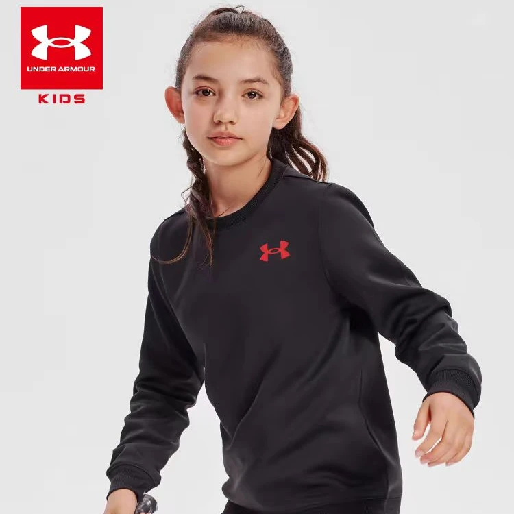 Under Armour/安德玛男女儿童套头卫衣圆领长袖t恤印花214218217