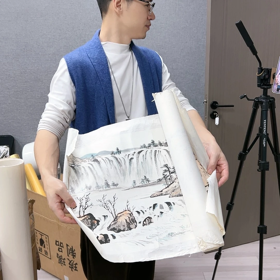 【闪购商品】书法被****吗28号山水老师绘画