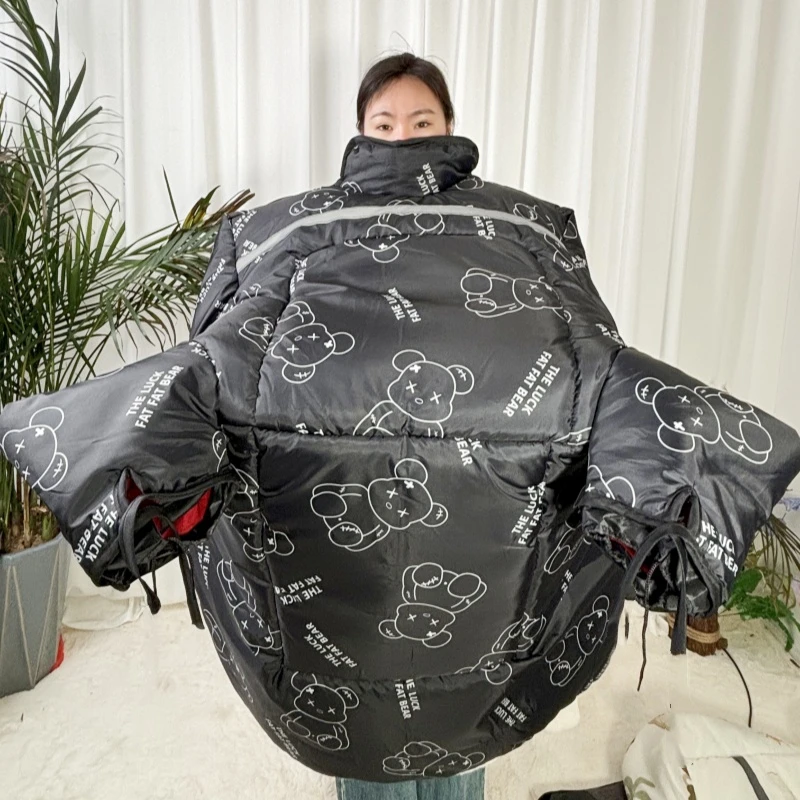 【特厚护脖护肩】加大加宽加绒加厚电动车摩托车防水冬季挡风被119