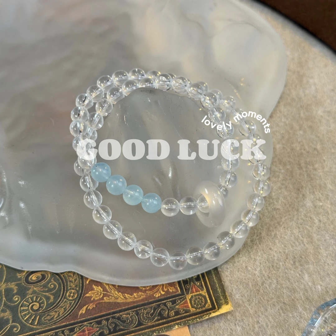 【白开水 】天然水晶原创小众设计