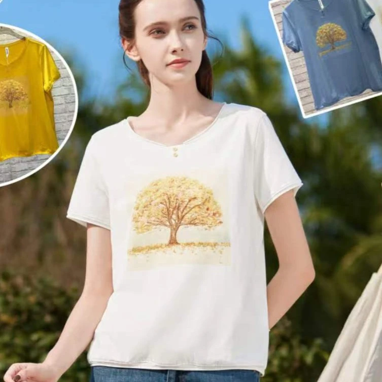 【衣之庄园】高品刺绣T恤1297