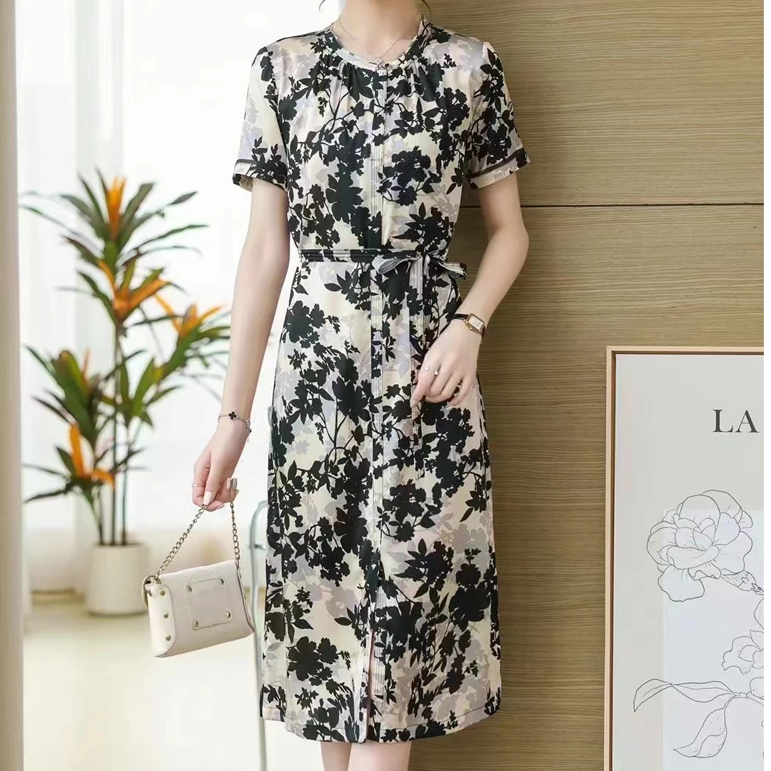 【桑蚕丝】玲玲推荐高品桑蚕丝裙1622-1