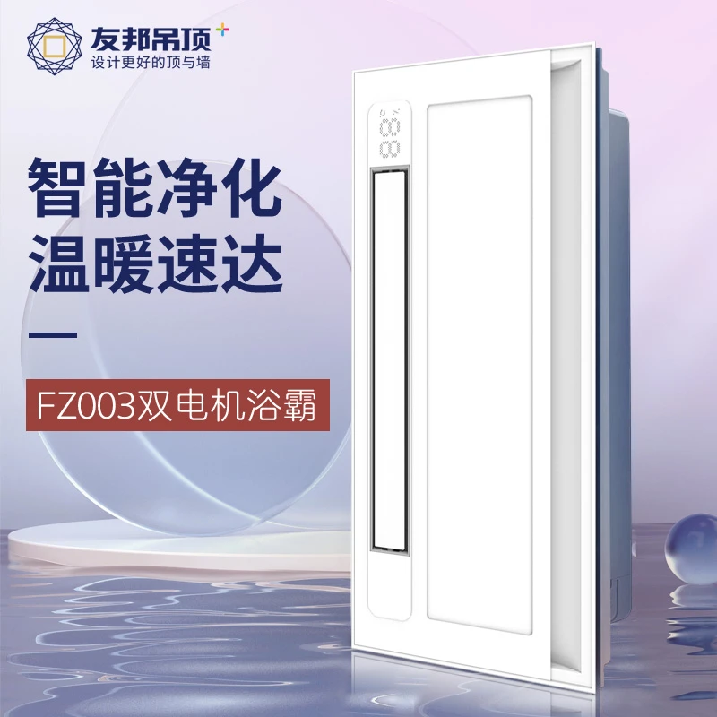 YOUPON/友邦集成吊顶浴霸风暖卫生间浴室双电机八合一多功能FZ003