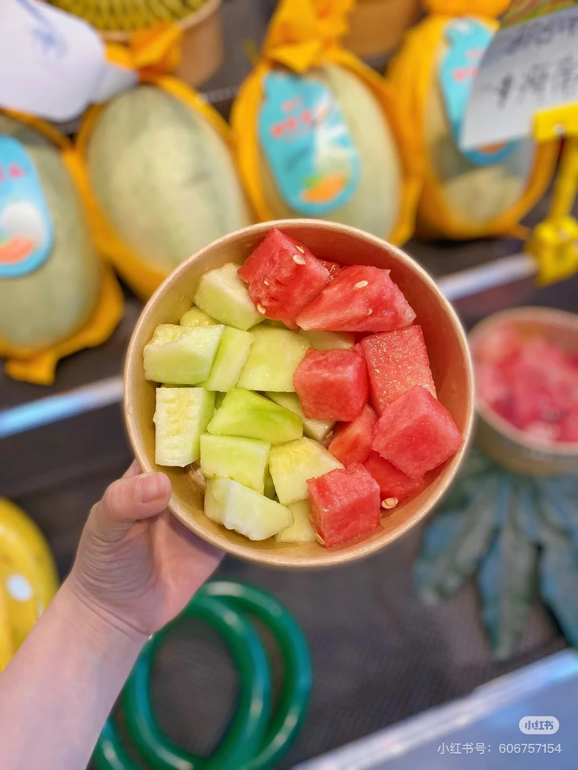 西瓜拼玫珑哈密瓜