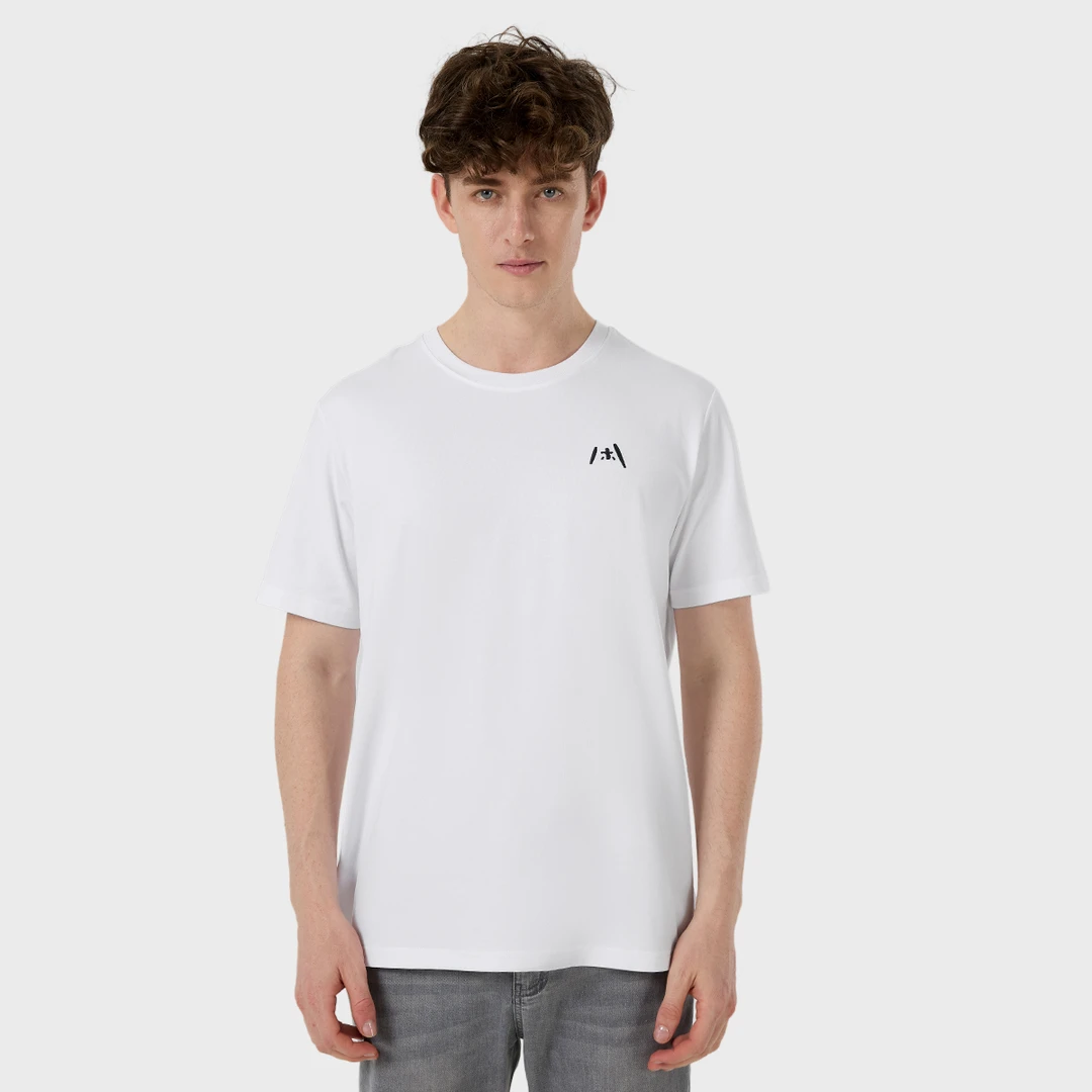 PREMIATA成熟稳重夏季白色短袖男士商务时尚潮流翻领t恤休闲款