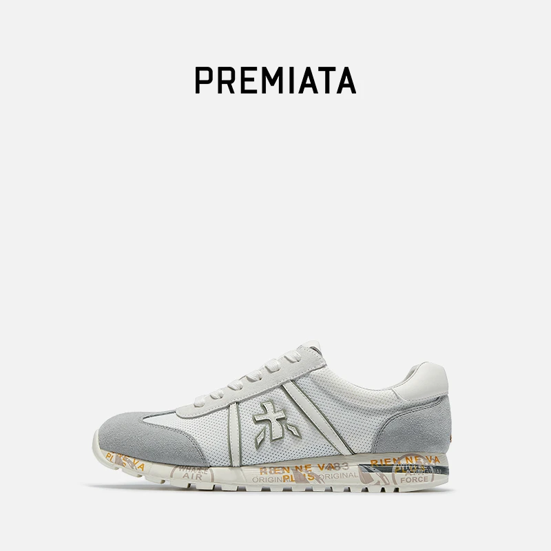 PREMIATA男士男生秋季透气复古低帮春季厚底运动鞋时尚百搭