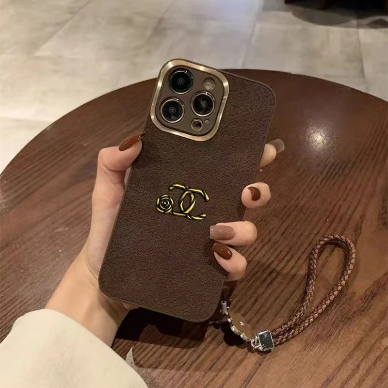 小香风高级感苹果15promax手机壳皮质iPhone14全包防摔1312大牌11