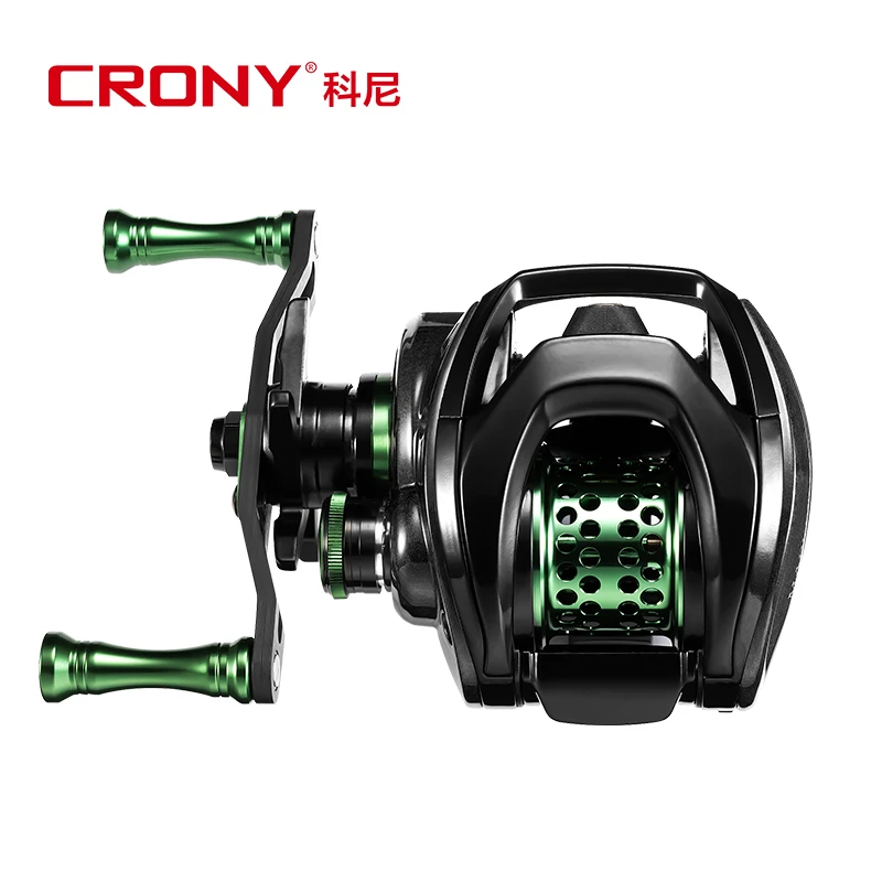 CRONY神射手二代微物水滴轮路亚碳素超轻防炸线耐用浅线杯鱼线轮