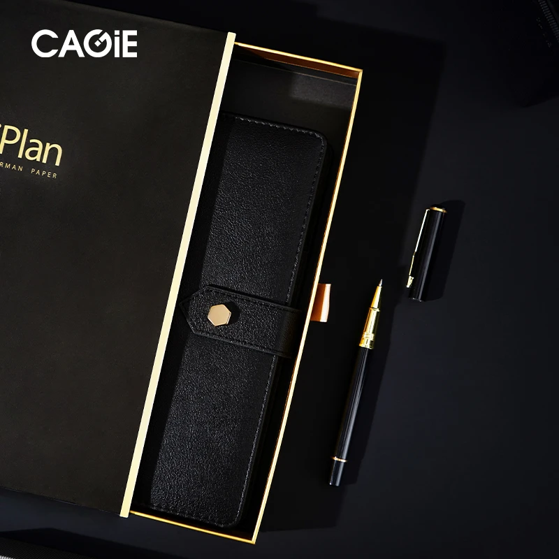 CAGIE/卡杰无酸纸简约笔记本子商务记事本可定制