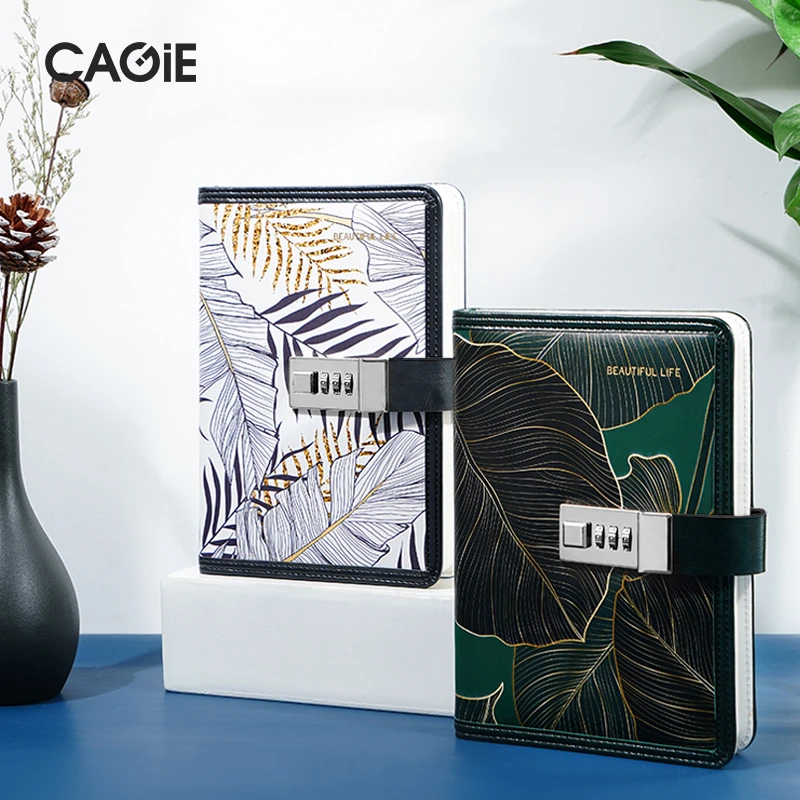 CAGIE/卡杰密码本日记本b6记事本手账本笔记本定制