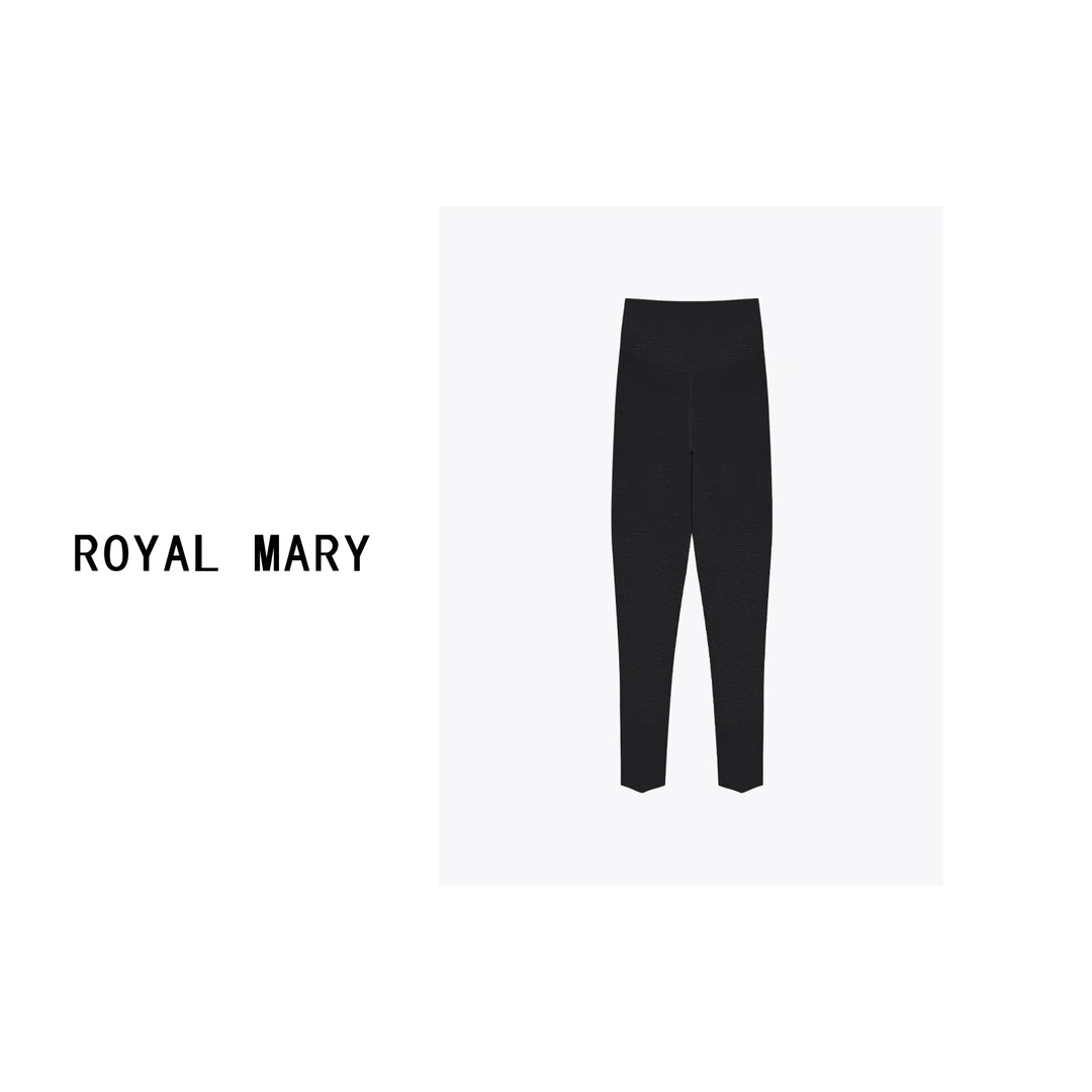 ROYAL MARY秋冬弹力显瘦羊绒一体裤保暖舒适连脚打底裤女PH70801