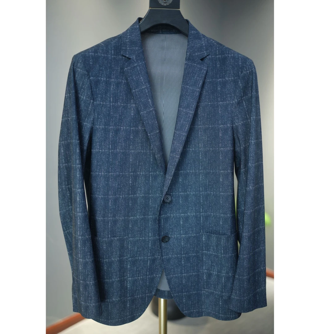 2024新款初秋防晒西服男休闲单西春夏薄款商务职场青中年修身西装