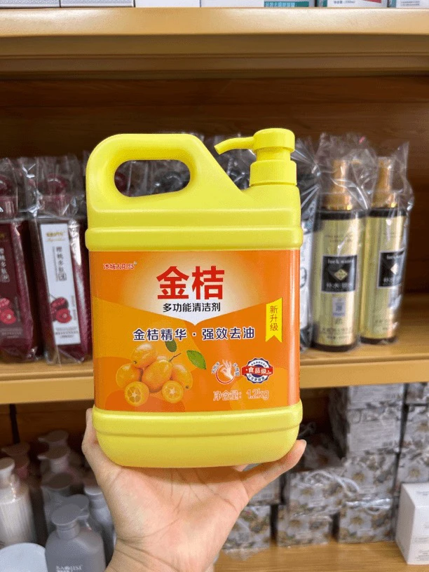 金桔多功能清洁剂洗洁精去油渍清洁1.2Kg
