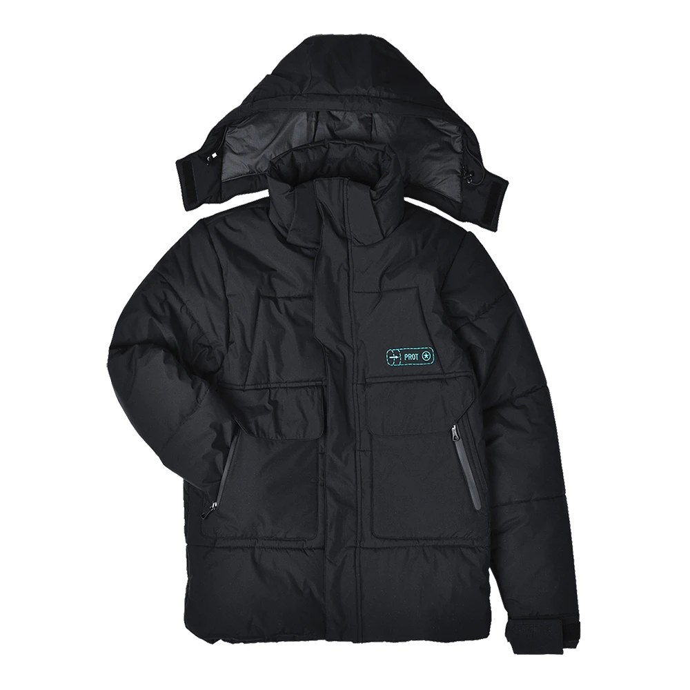 中性款冬季潮流连帽棉衣户外时尚防寒宽松保暖加厚情侣款棉外套