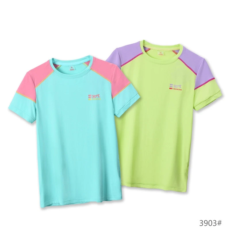 女士爆款短袖速干T恤时尚休闲春夏秋圆领户外运动快干舒适透气孔