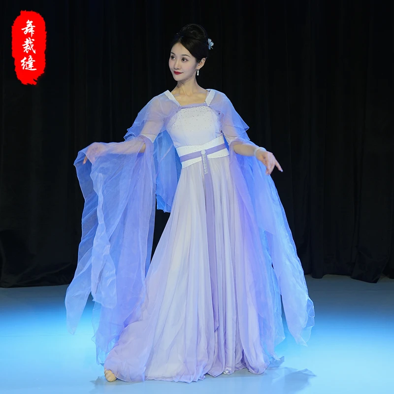 【天青脉脉】舞裁缝原创表演国风春颂古典舞蹈演出服女飘逸仙气