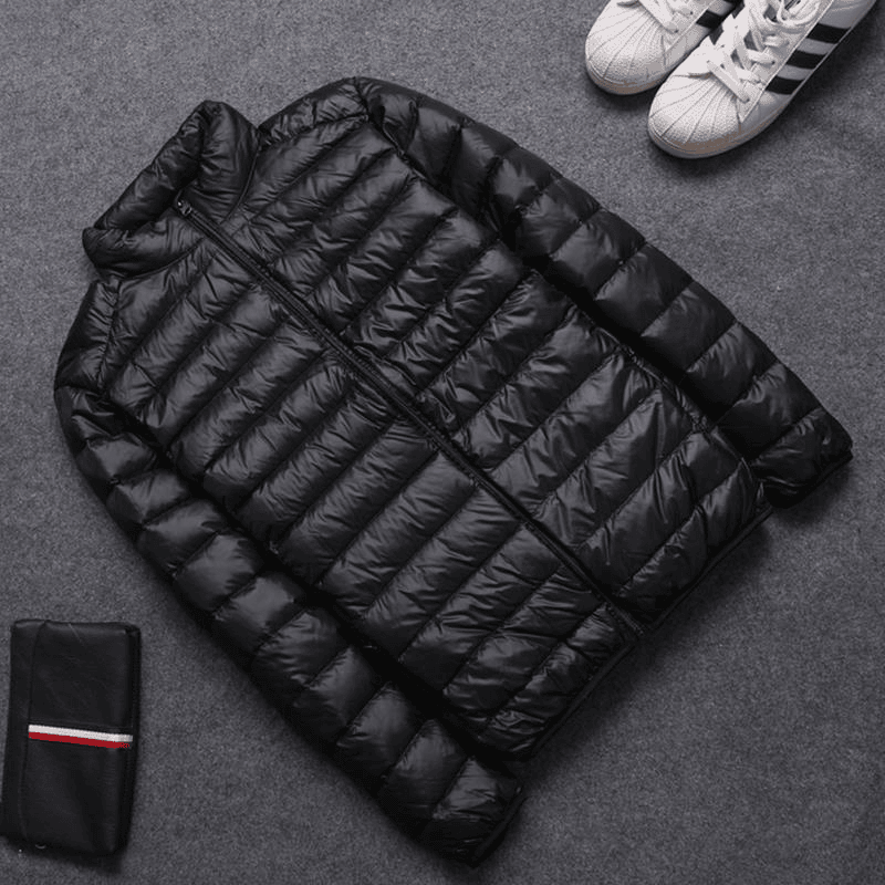 立领连帽冬季棉服男秋冬轻薄中青年清仓断码品牌处理短款大码