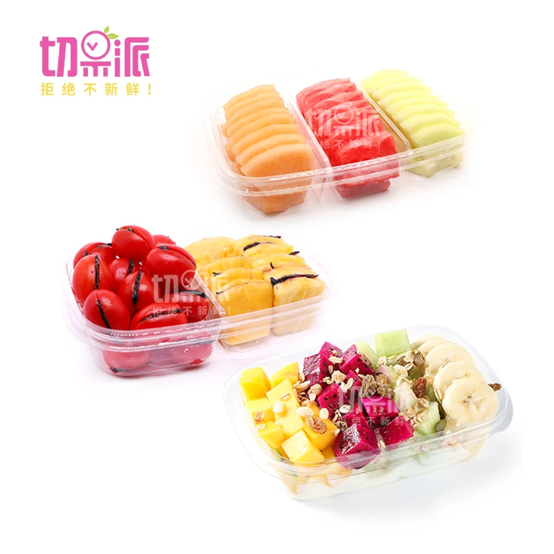 果切【水果捞】缤纷混合酸奶捞350g+【酸酸甜甜】乌梅凤梨+乌梅小番茄350g+【顶瓜瓜】西瓜+哈密瓜+甜瓜350g