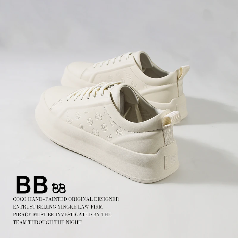 BB  牛皮限定版运动鞋设计男鞋休闲新款百搭男鞋 潮 JZ001