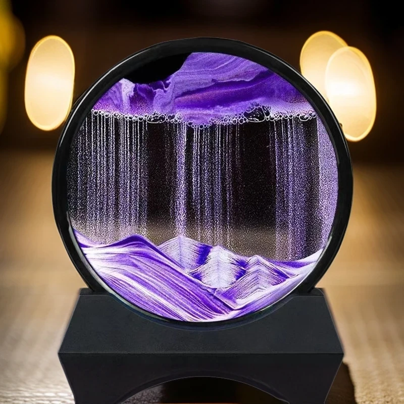 多变流沙画摆件家居解压创意多变摆件 办公室艺术装饰品礼物花器