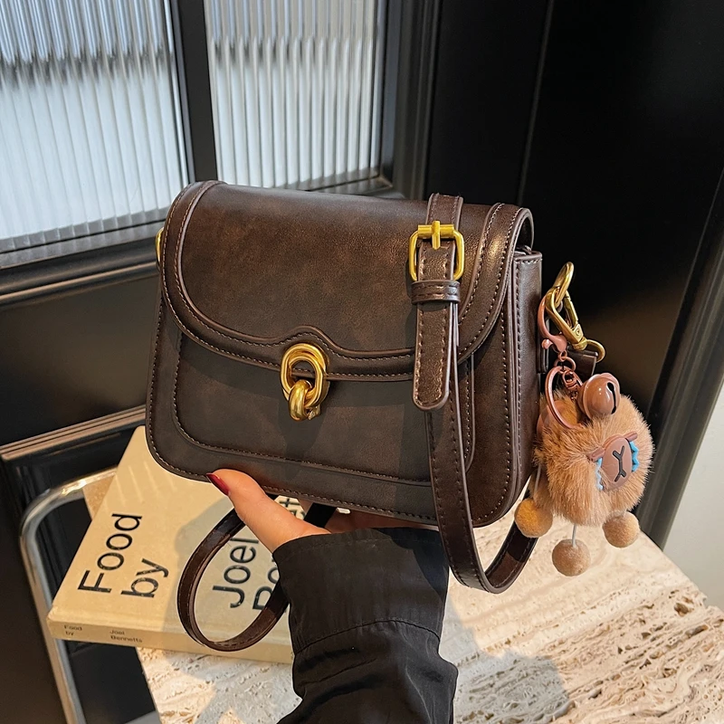 美拉德复古女士包包2025新款高级感小众单肩包春夏爆款斜挎小方包