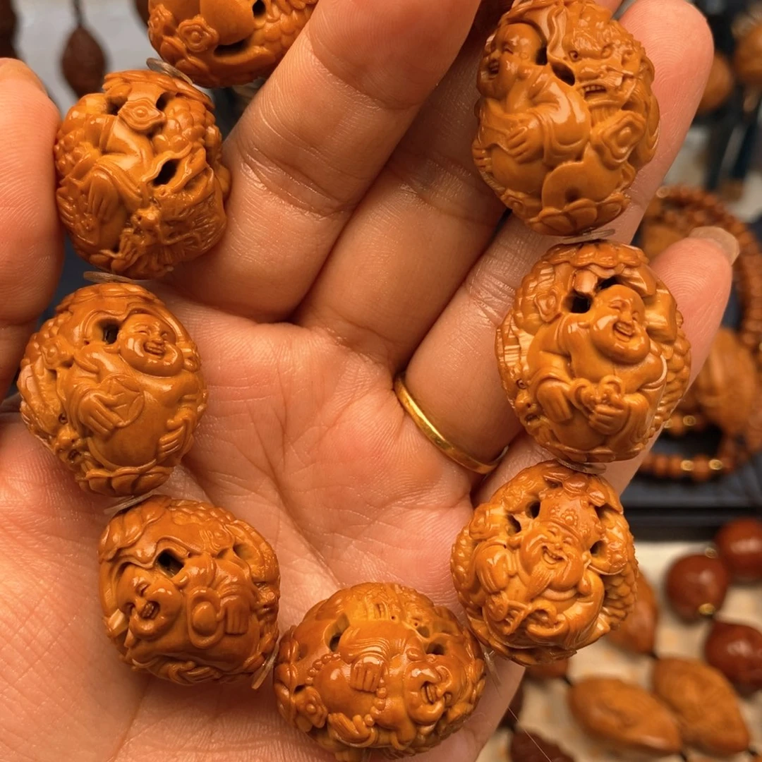 橄榄核吊坠橄榄手工雕刻