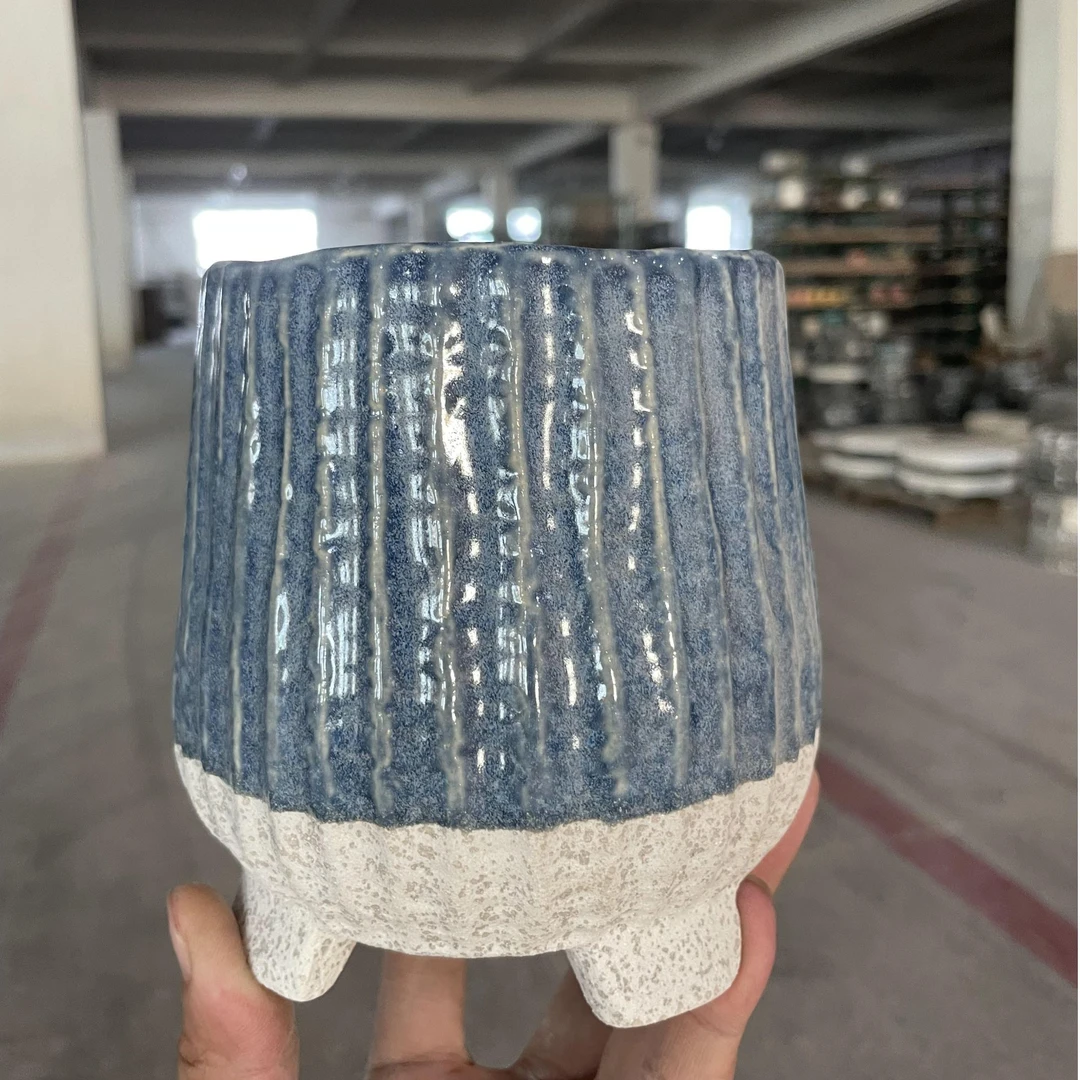 外贸尾单北欧风格多肉盆仙人球盆陶瓷花盆