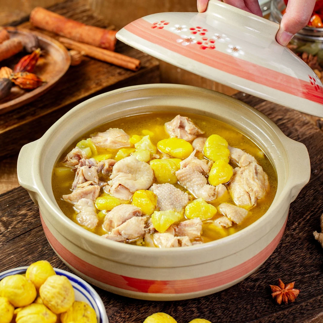 汪集雄二鲜味农家板栗鸡汤无添加