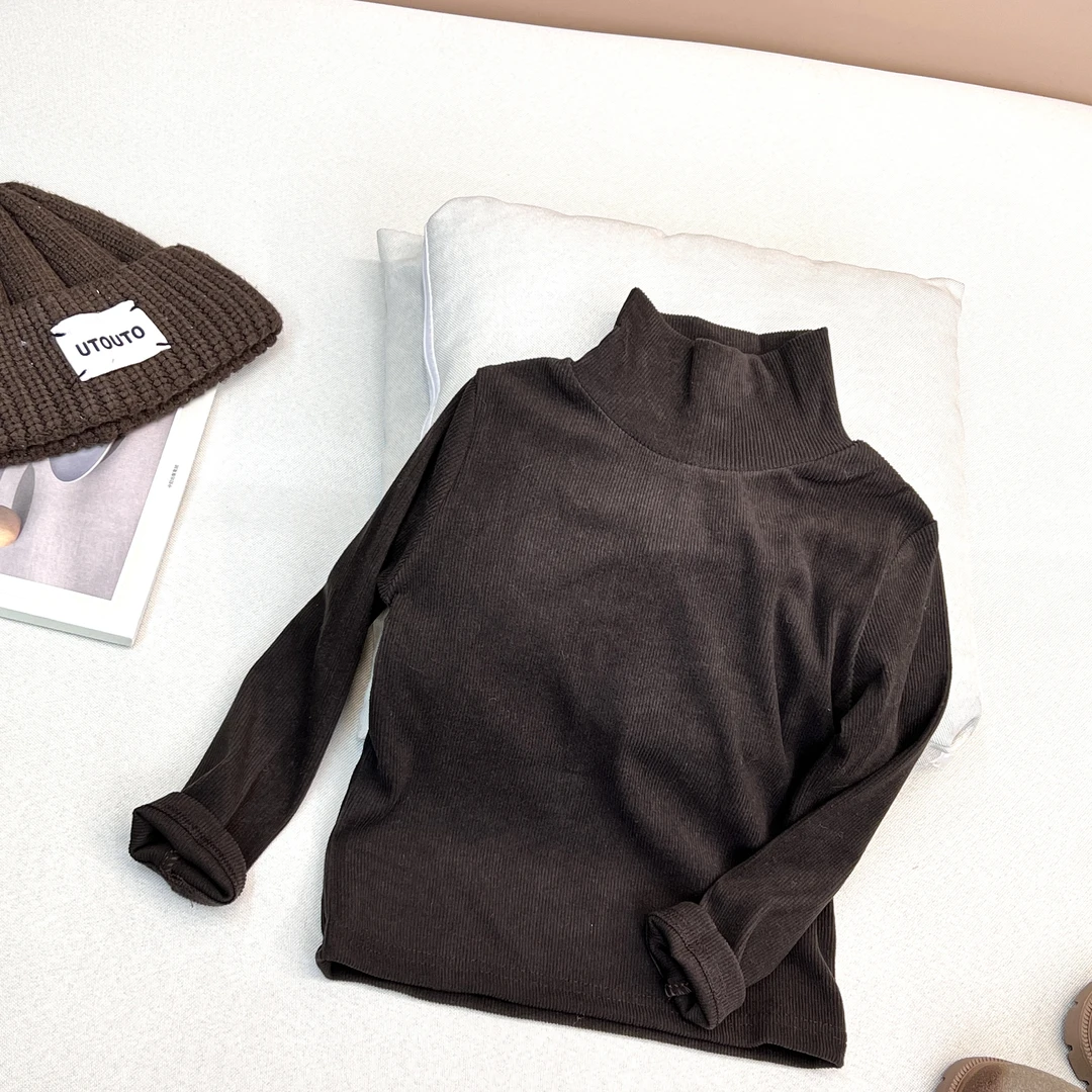 2023秋冬新款儿童加绒卫衣095打底