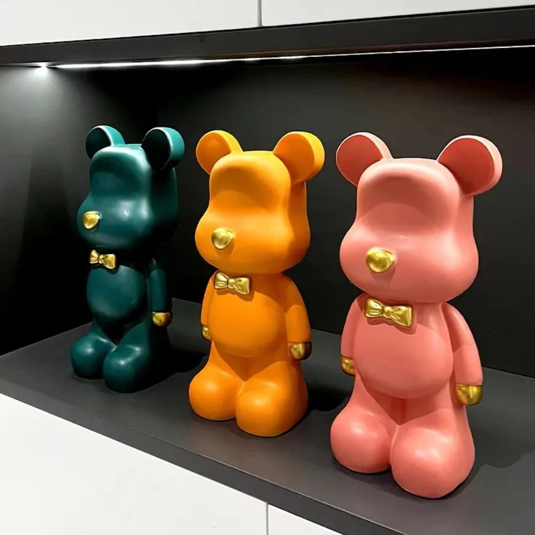 青甘宁蒙四区暴力熊大存钱罐新款摆件电视柜成人储蓄罐潮玩熊高档