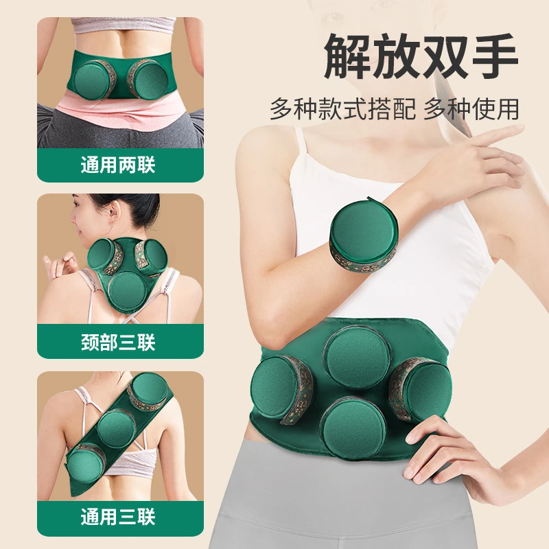 【厂家直发】随身灸 镂空滤烟布套家用艾灸衣纯铜灸盒 送艾柱传统