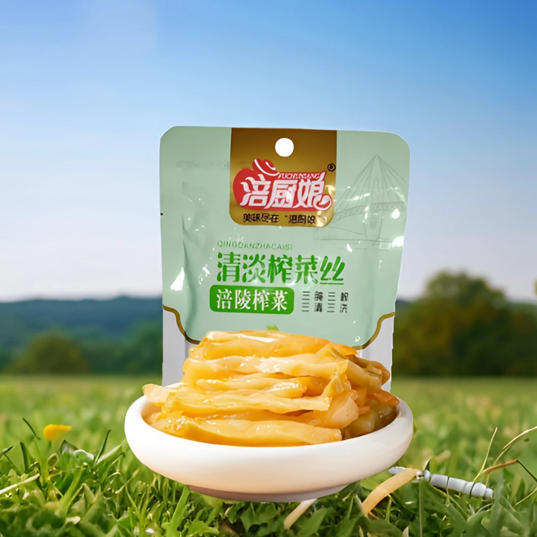 FUCHUNIANG/涪厨娘重庆特产涪陵榨菜即食清淡美味配粥下饭榨菜丝