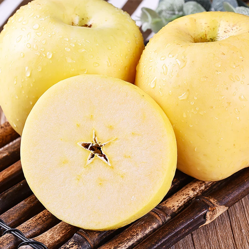 【寻味秦川】陕西奶油富士黄苹果净重4.5斤新鲜应季水果坏果包赔