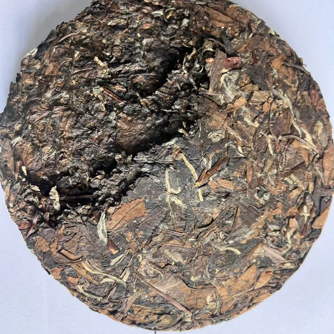 2008年陈年老白茶寿眉饼茶枣香福鼎白茶紧压茶饼茶357克