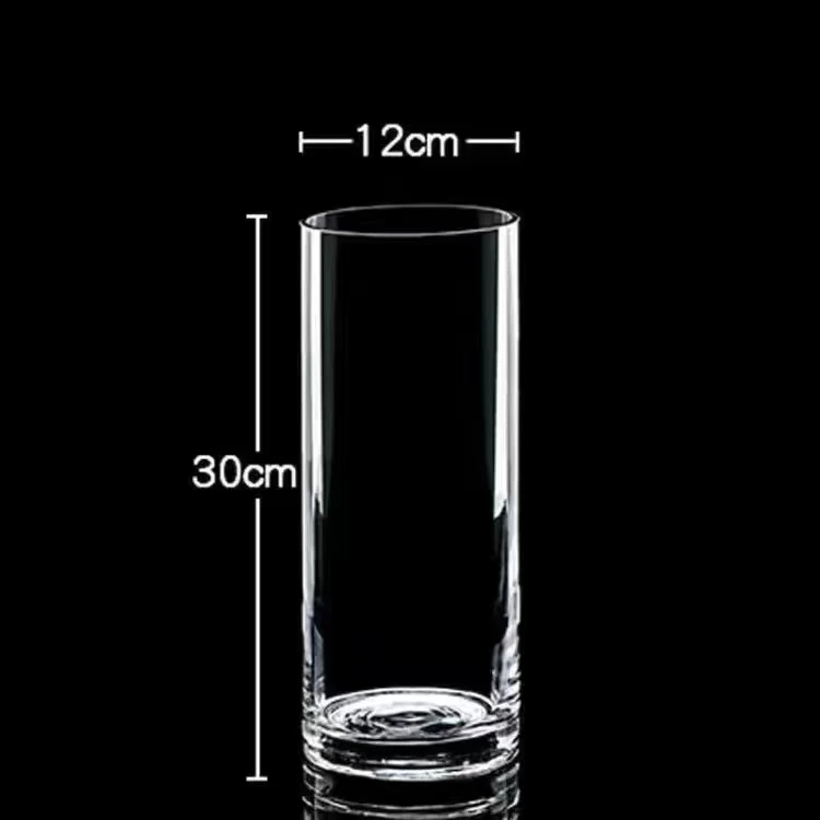 1230透明高白料玻璃富贵竹，郁金香玫瑰专用玻璃花瓶