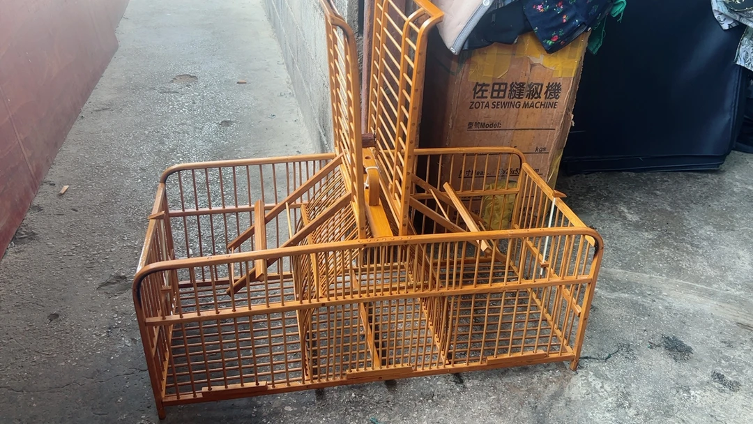 画眉八哥防风鸟笼自动两门设计上山笼斑鸠磁吸防风长59，宽27，高27