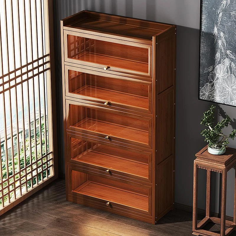 博古架新中式多宝阁茶叶展示柜摆件柜多层收纳柜茶具茶室置物架