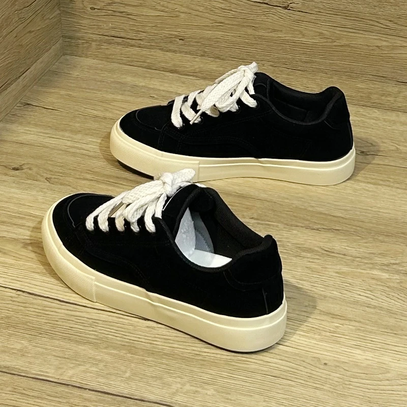 男款鞋子春季2024新款透气棕色板鞋男潮流百搭学生简约休闲运动鞋