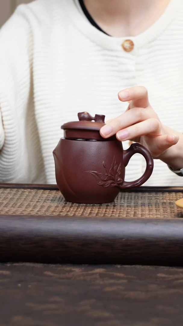 【闪购商品】紫砂茶杯紫砂杯桃杯