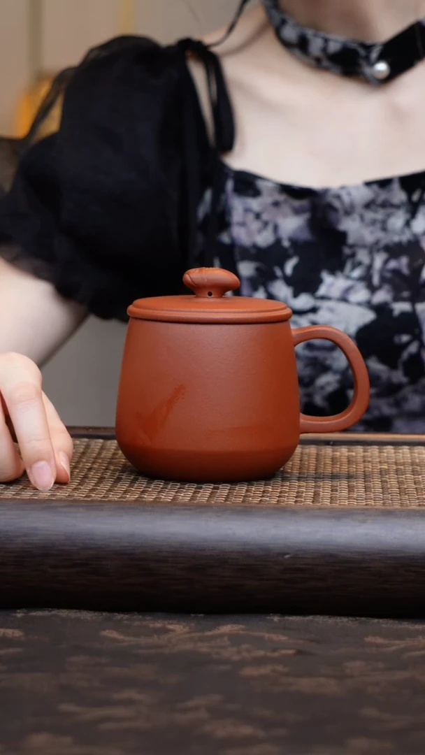 【闪购商品】紫砂茶杯小红泥蝉鸣
